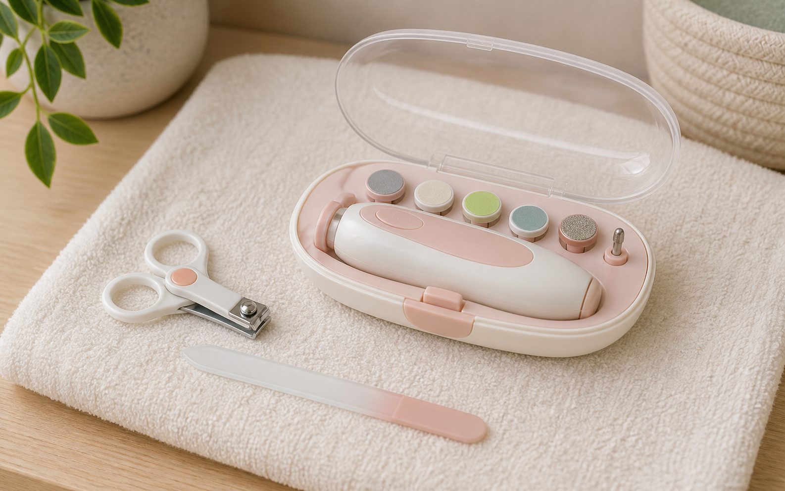 Baby nail file or electric trimmer picture