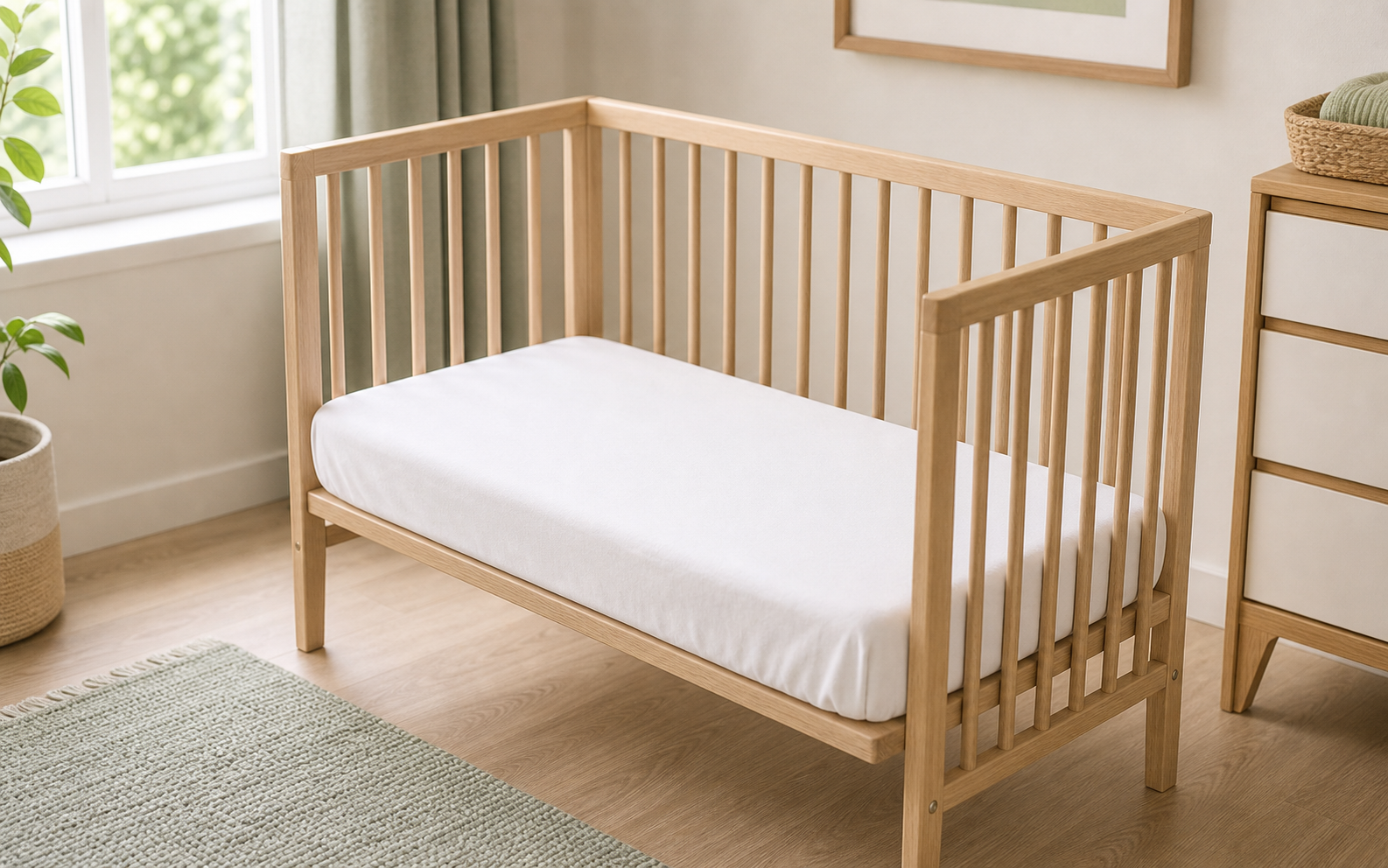 Firm crib or bassinet mattress picture